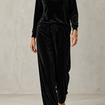 Taylor | Velvet Two-Piece Pant Set