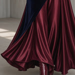 Sarah | High-Neck Velvet Maxi Dress