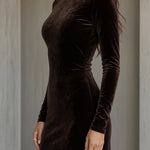 Sienna | Lace & Velvet Asymmetric Dress