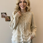 Natalie | Ruffle Cardigan