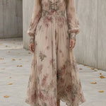 Amelie | Vintage Floral Maxi Dress