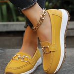 Ellie - Flat Buckle Loafers