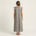 Bridget | Ruffled V-Neck Maxi Dress