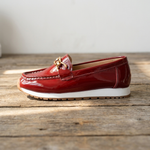 Eleanor - Shiny Bordeaux Loafers