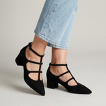 Sorelle | Women's Classic Block Heel Pumps in Nude