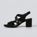 Elara | Women's Cross Strap Block Heel Pumps