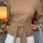 Dara – Tie Waist Flattering Top