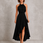 Chloe | Halter Ruffle Hem
