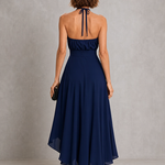 Chloe | Halter Ruffle Hem