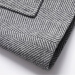 Savile Herringbone Wool Coat