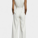 Ariella Structured Lapel Casual Jumpsuit
