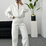 Élodie Moreau | Luxe Comfort Zip Lounge Set For Women