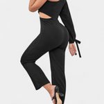 Asymmetrical Knot Detail Jumpsuit by Sahar