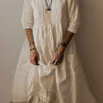 Sofía | Maxi dress with loose round neckline