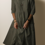 Sofía | Maxi dress with loose round neckline