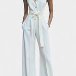 Ariella Structured Lapel Casual Jumpsuit
