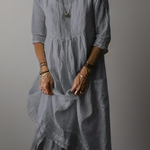 Sofía | Maxi dress with loose round neckline