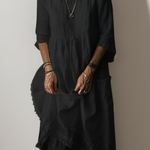 Sofía | Maxi dress with loose round neckline
