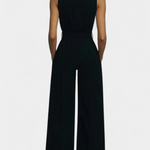 Ariella Structured Lapel Casual Jumpsuit