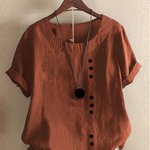 Amaya | Effortless Button Detail Summer Blouse