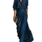 Celeste | Elegant Wrap Maxi Set