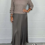 Angel | Elegant Knit-Top Maxi Dress