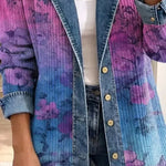 Evelyn | Retro Floral Pattern Art Stylish Jacket