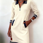 Harper | Zip Collar Dress