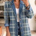 Sofia | Retro Pattern Art Casual Denim Stylish Jacket