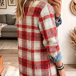 Scarlett | Vintage Elegant Denim Patchwork Jacket