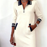 Harper | Zip Collar Dress
