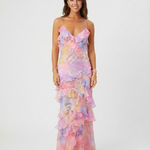 Isla Fairweather | Ruffled Summer Maxi Dress For Women