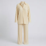 Isla Crawford | Oversized Pleated Two-Piece Lounge Set For Women