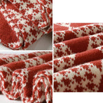 Stylish Vintage Red Christmas Knitted Scarf