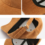 Casual Retro Corduroy Sports Warm Baseball Cap