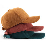 Casual Retro Corduroy Sports Warm Baseball Cap