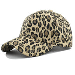 Casual Retro Leopard Print Baseball Cap