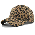Casual Retro Leopard Print Baseball Cap