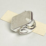 Retro Fashion Large Square Crystal Sugar Cube Ring