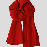 Stylish Vintage Red Christmas Knitted Scarf
