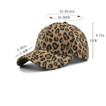 Casual Retro Leopard Print Baseball Cap