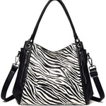Casual Leopard Print Zebra Shoulder Bag