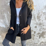 Alaina | Hoodie Jacket with Buttons