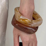 Fashionable Special-Shaped Resin Bracelet