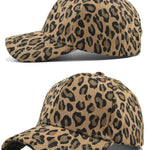 Casual Retro Leopard Print Baseball Cap