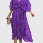 Miranda | Elegant V Neck Dress