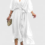 Miranda | Elegant V Neck Dress