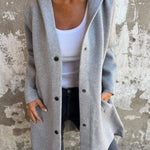 Alaina | Hoodie Jacket with Buttons
