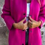 Lourdes | Hoodie Jacket with Buttons
