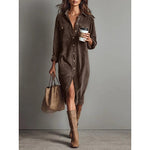 Bethany | Relaxed Button-Front Shirt Dress